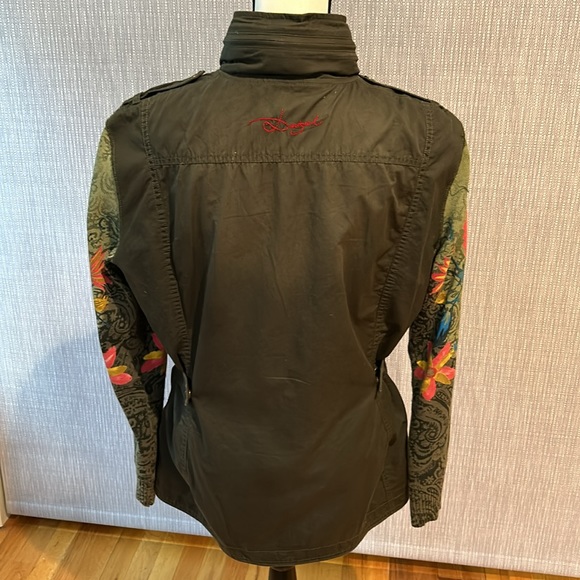 Desigual khaki zippered jacket - Picture 2 of 9